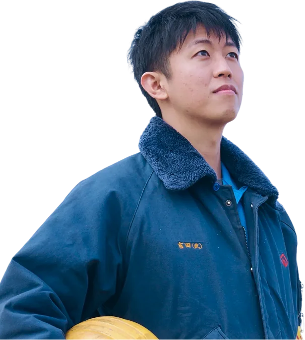 フォークリフトで製品を運ぶ様子